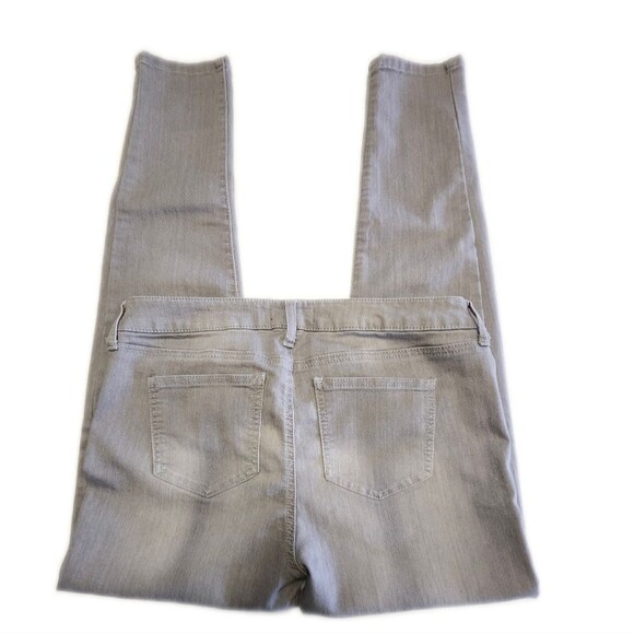 Altar'd State Silver Gray Skinny Stretch 5 Pocket Jeans, 31/13 - Picture 3 of 9